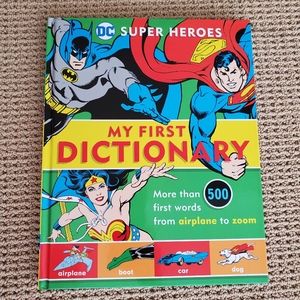 New DC Comics Super Heroes My First Dictionary Book First Words Super Man Spider
